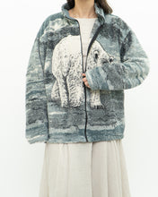 Load image into Gallery viewer, Vintage x Polar bear fleece patterned jacket (XS-L)