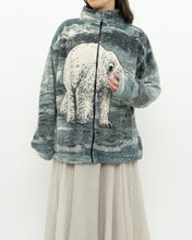 Load image into Gallery viewer, Vintage x Polar bear fleece patterned jacket (XS-L)