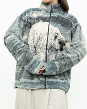 Load image into Gallery viewer, Vintage x Polar bear fleece patterned jacket (XS-L)