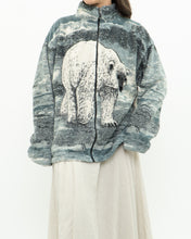 Load image into Gallery viewer, Vintage x Polar bear fleece patterned jacket (XS-L)