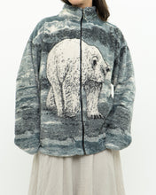 Load image into Gallery viewer, Vintage x Polar bear fleece patterned jacket (XS-L)