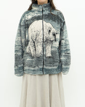 Load image into Gallery viewer, Vintage x Polar bear fleece patterned jacket (XS-L)