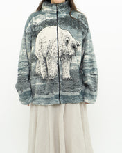 Load image into Gallery viewer, Vintage x Polar bear fleece patterned jacket (XS-L)