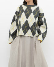 Load image into Gallery viewer, H&amp;M x PRINGLE Argyle Cropped Knit Sweater (XS-XL)