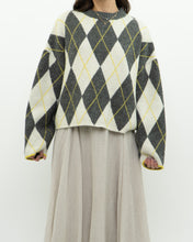 Load image into Gallery viewer, H&amp;M x PRINGLE Argyle Cropped Knit Sweater (XS-XL)