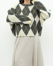 Load image into Gallery viewer, H&amp;M x PRINGLE Argyle Cropped Knit Sweater (XS-XL)