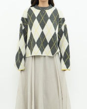 Load image into Gallery viewer, H&amp;M x PRINGLE Argyle Cropped Knit Sweater (XS-XL)