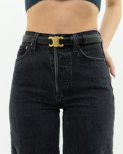 Load image into Gallery viewer, CELINE x Black Leather &#39;C&#39; Belt (S-L)