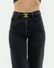 Load image into Gallery viewer, CELINE x Black Leather &#39;C&#39; Belt (S-L)