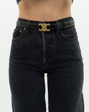 Load image into Gallery viewer, CELINE x Black Leather &#39;C&#39; Belt (S-L)