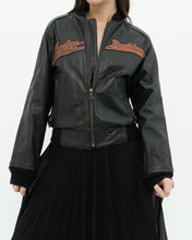 Load image into Gallery viewer, Vintage x HARLEY DAVIDSON Black Perifferated Leather Jacket (XS, S)