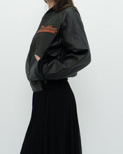 Load image into Gallery viewer, Vintage x HARLEY DAVIDSON Black Perifferated Leather Jacket (XS, S)