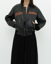 Load image into Gallery viewer, Vintage x HARLEY DAVIDSON Black Perifferated Leather Jacket (XS, S)