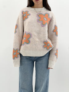 AE x Cozy Flower Knit Sweater (XS-L)