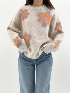 AE x Cozy Flower Knit Sweater (XS-L)