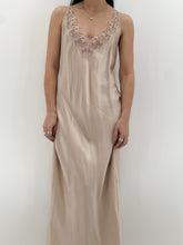 Load image into Gallery viewer, Vintage x Nude Pure Silk Maxi Slip Dress (S, M)