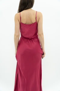 ANTHROPOLOGIE x Pink Satin Gown (M)