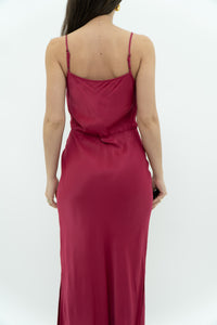 ANTHROPOLOGIE x Pink Satin Gown (M)