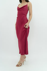 ANTHROPOLOGIE x Pink Satin Gown (M)