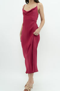 ANTHROPOLOGIE x Pink Satin Gown (M)