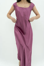 Load image into Gallery viewer, DYNAMITE x Magenta Satin Gown (L)