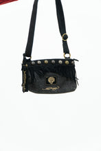 Load image into Gallery viewer, Vintage x ED HARDY Denim Fringe Purse