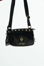 Load image into Gallery viewer, Vintage x ED HARDY Denim Fringe Purse