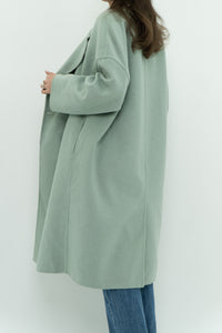 MNG x Light Teal Handmade Wool Coat (S-L)