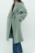 Load image into Gallery viewer, MNG x Light Teal Handmade Wool Coat (S-L)