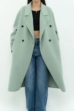 Load image into Gallery viewer, MNG x Light Teal Handmade Wool Coat (S-L)