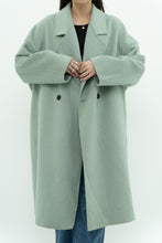 Load image into Gallery viewer, MNG x Light Teal Handmade Wool Coat (S-L)