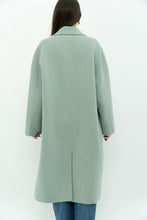 Load image into Gallery viewer, MNG x Light Teal Handmade Wool Coat (S-L)