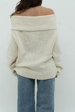 Load image into Gallery viewer, ANTHROPOLOGIE x Deadstock Cream Cashmere-Blend Knit Sweater (XL)