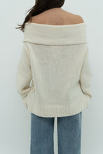 Load image into Gallery viewer, ANTHROPOLOGIE x Deadstock Cream Cashmere-Blend Knit Sweater (XL)