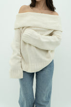 Load image into Gallery viewer, ANTHROPOLOGIE x Deadstock Cream Cashmere-Blend Knit Sweater (XL)