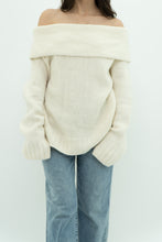 Load image into Gallery viewer, ANTHROPOLOGIE x Deadstock Cream Cashmere-Blend Knit Sweater (XL)