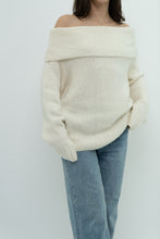 Load image into Gallery viewer, ANTHROPOLOGIE x Deadstock Cream Cashmere-Blend Knit Sweater (XL)