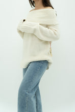 Load image into Gallery viewer, ANTHROPOLOGIE x Deadstock Cream Cashmere-Blend Knit Sweater (XL)