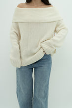 Load image into Gallery viewer, ANTHROPOLOGIE x Deadstock Cream Cashmere-Blend Knit Sweater (XL)