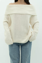 Load image into Gallery viewer, ANTHROPOLOGIE x Deadstock Cream Cashmere-Blend Knit Sweater (XL)