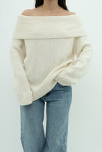 Load image into Gallery viewer, ANTHROPOLOGIE x Deadstock Cream Cashmere-Blend Knit Sweater (XL)