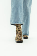 Load image into Gallery viewer, Vintage x Made in Spain x Leopard Print Pony Hair Platform Boots (6.5, 7)