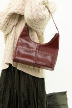 Load image into Gallery viewer, Vintage x BACI Burgundy Faux Leather Purse