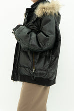 Load image into Gallery viewer, Vintage x DANIER LEATHER Black Leather Puffer Jacket (M, L)