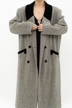 Load image into Gallery viewer, Vintage x Made in USA x Heathered Wool, Velvet Coat (M-XL)