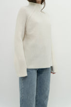 Load image into Gallery viewer, Modern x Cream Ribbed Knit Turtleneck (XS-M)