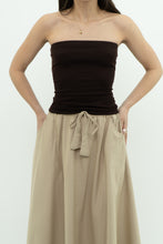 Load image into Gallery viewer, Vintage x BCBG Brown Fitted Strapless Top (S, M)