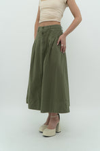 Load image into Gallery viewer, THE GREAT x Olive Green Cargo Skirt (S)