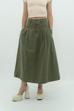 Load image into Gallery viewer, THE GREAT x Olive Green Cargo Skirt (S)