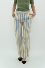 Load image into Gallery viewer, ZARA x Cream Striped Lounge Pant (XS)